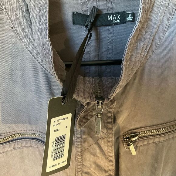 Max Jeans NWT Utility Jacket in “shark”. Small - Picture 5 of 10